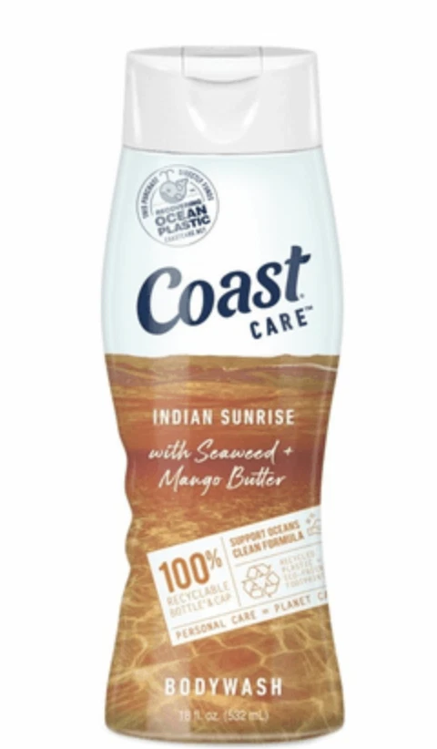 Coast Care Brand - Indian Sunrise Body Wash Seaweed & Mango Butter