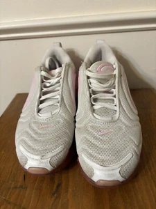 Nike Air Max 720 White Pink AR9293-103 Sz 6 Shoes Girls Womens - Picture 1 of 8