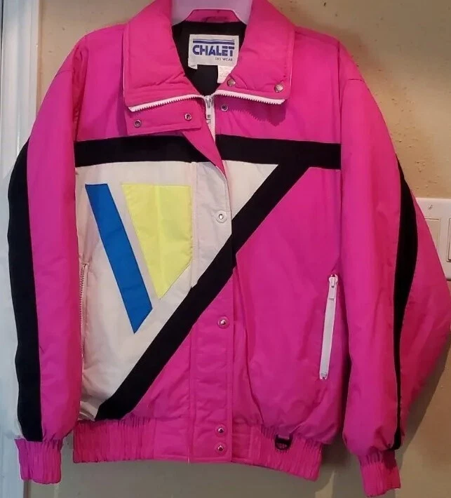 Chaqueta retro Duck Down Fill para mujer pequeña rosa Power Rangers Foto 1 de 4