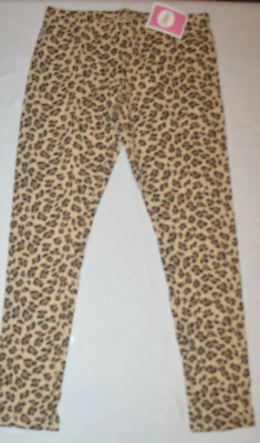 Girl's Circo Tan & Black Leopard Print Pull On Leggings Pants Sizes 10-12, 18 - Image 1 of 3