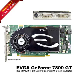 EVGA GeForce 7800 GT 256MB GDDR3 PCIe Graphics Card - High Performance! - Picture 1 of 9