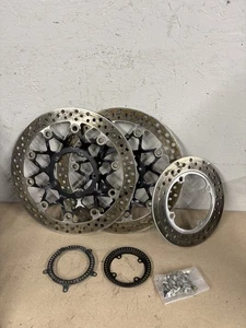 17-23 Honda CBR1000RR Front Disc Brake Rotors Oem Set Hardware #0224 - Foto 1 di 6
