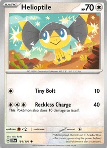 Helioptile 154/191 SV08: Surging Sparks Pokemon 011814 - Picture 1 of 2