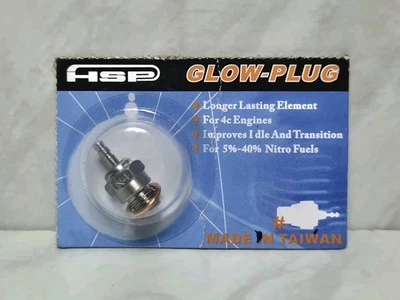 Universal Nitro RC Glow Plug N4 Number 4 Medium-Hot General Use 5% - 40% HPI - Image 1 of 3