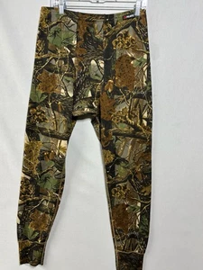 Cabela's camo base layer UNDERWEAR long johns Mens Large polartec Hunting - Picture 1 of 9