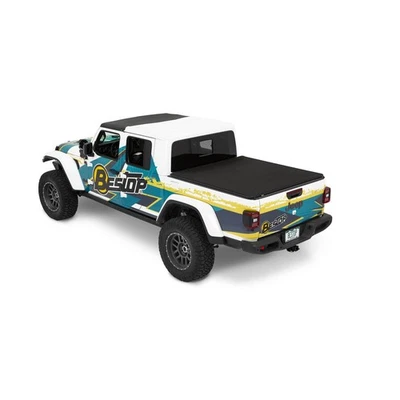 Bestop 77426-17 Black Supertop for Truck 2 Tonneau Cover for Jeep Gladiator Foto 1 de 4