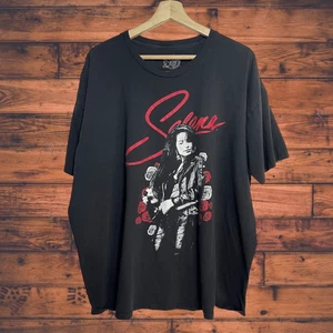Camiseta Selena negra manga corta 3XL - Imagen 1 de 4