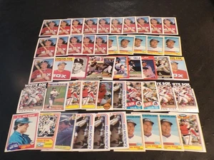 CARLTON FISK - Huge 50-card lot! 1981 Topps-1982 Donruss+! WHITE SOX! HOF! - Picture 1 of 1