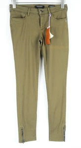 MAISON SCOTCH La Bohemienne Womens Pants W27/L32 Green Skinny Cotton Stretch - Picture 1 of 10