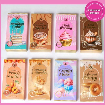 Glamlite Dessert Lip Kit 8-Piece Bundle - Image 1 of 3