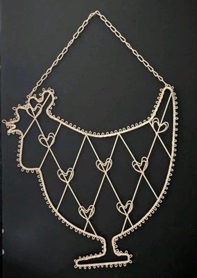 Chicken Wire Memo Noticeboard Card Holder Message Board - Image 1 of 4