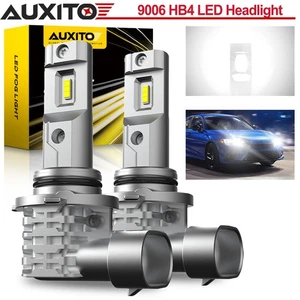 AUXITO 9006 HB4 LED Faros Bombillas Haz Alto/Bajo Super Brillante Blanco Kit 2 PIEZAS - Imagen 1 de 14