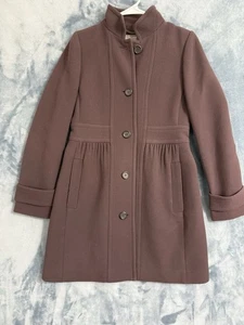 Abrigo Mujer J Crew Doble Tela Mezcla Lana Forrado Guisante Italia 2 (1204) - Imagen 1 de 12