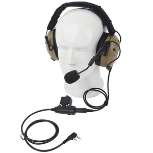 26dB Noise Cancelling Military Airsoft Communication Headphone Tactical Earpi... - Picture 1 of 8