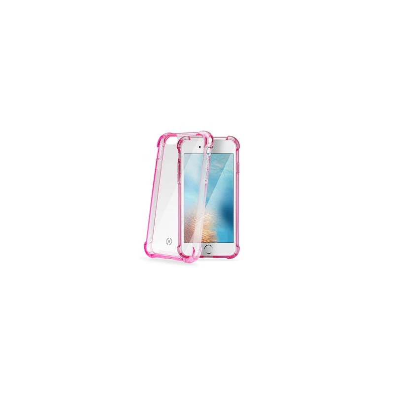 CELLY ARMOR CUSTODIA PER IPHONE 7 COLORE TRASPARENTE,ROSA - Immagine 1 di 1