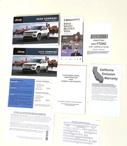 2020 JEEP COMPASS OWNERS MANUAL SET *NEW* SEAL OEM ITEM GENUINE MOPAR - Picture 1 of 3