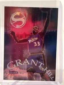 Fleer Focus Grant Hill Soar Subjects Detroit Pistons #5 SP Inserto RARO 2000 - Imagen 1 de 2