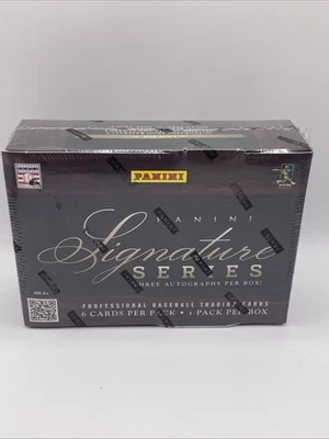 Panini Signature Series Baseball 2012 caja de pasatiempos sellada trucha Harper Ichiro Rose Foto 1 de 4