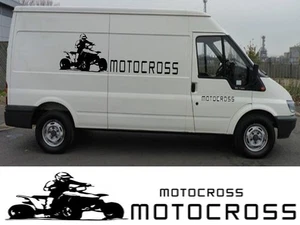 MOTOCROSS MX RACING 2 QUADBIKE QUADS VAN CAR BIKE GRAPHICS STICKERS DECALS - Picture 1 of 2