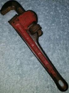 8-Inch Heavy Duty Pipe Wrench  vintage EGO spain - Picture 1 of 2