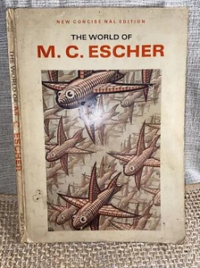 The World of M. C. Escher by J. L. Locher (NAL Concise Edition) Cover Only - Picture 1 of 3