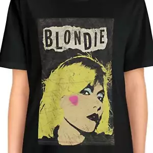 BLONDIE T Shirt Tshirt T-shirt Tee Shirt 1980s RETRO Style Vintage Aesthetic Dis - Picture 1 of 3