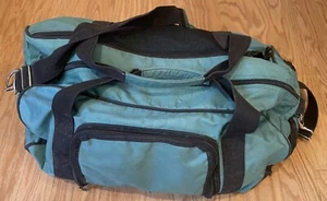 Duffel Bag Sports School HIGH SIERRA Green/Black Shoulder Strap Pockets - Picture 1 of 1