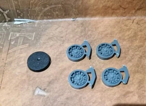 40k Vehicle Parts. Baneblade Spare Track Wheels X 4 - Picture 1 of 1