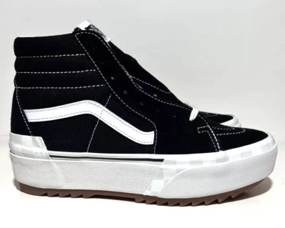 Vans Old Skool SK8 Hi Stacked Womens Size 10 Sneakers Black White Retro Limited - Image 1 of 4