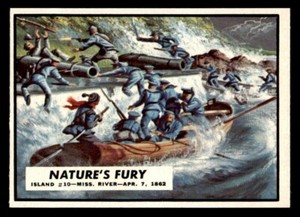 1962 Topps Civil War  #15 Nature's Fury NM