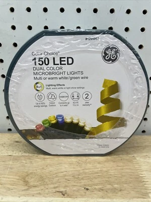 GE Color Choice 150 Ct 43.4-ft Multi-function Color Changing LED String Lights - Image 1 of 4