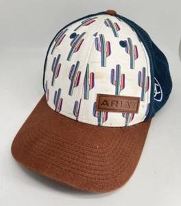 Ariat Cactus Print Ball Cap Hat Adjustable - Picture 1 of 3