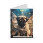 Fairy Pug Spiral Notebook - Ruled Line