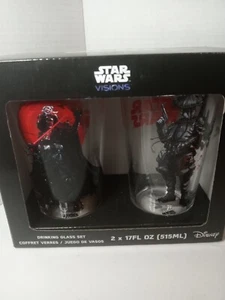 2022 Funko Star Wars Visions Pint Drinking Glass Set Disney New!     - Picture 1 of 3