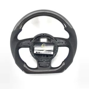 For Audi S6 S7 S8 RS3 RS4 RS5 RS6 A3 A4 S4 S5 Custom Carbon Fiber Steering Wheel - Picture 1 of 9