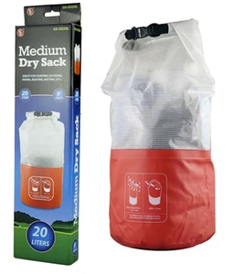 20 Liter Dry Sack 500D PVC Camping Water Boating Rafting Hiking Survival Kit Bag - Picture 1 of 2