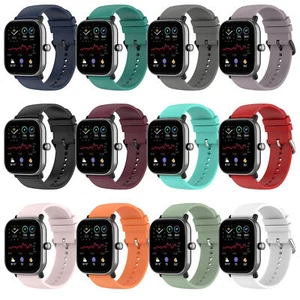 For Huami AmazFit GTS3/GTS 2e/GTS 2/bipS Silicone Watch Strap Belt 20MM Bracelet - Picture 1 of 24
