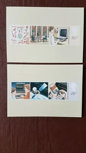 P.O. Picture card series - PHQ 62 a & b - Information technology - 1982 - Mint - Picture 1 of 2