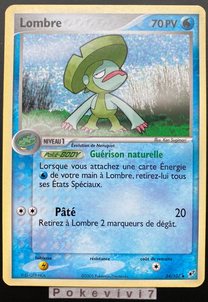Carte Pokemon LOMBRE 34/107 Ex Deoxys Bloc EX FR NEUF - Photo 1/1