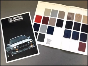 1987 1988 BMW 325 325i 325is Original Factory Color Paint Brochure Guide Folder - Picture 1 of 3