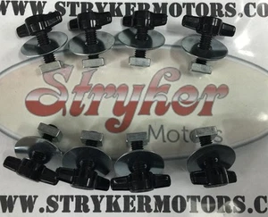 Jeep Wrangler YJ Hardtop Hard Top Mounting Nuts & Bolts 87-95 Thumb Screws Set - Bild 1 von 1