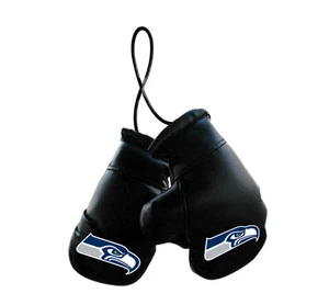 Mini guantes de boxeo Seattle Seahawks NFL espejo retrovisor coche camión - Imagen 1 de 1