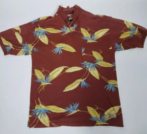 Camisa TOMMY BAHAMA Para Hombres Talla Grande Abotonada Manga Corta Algodón Floral - Imagen 1 de 6