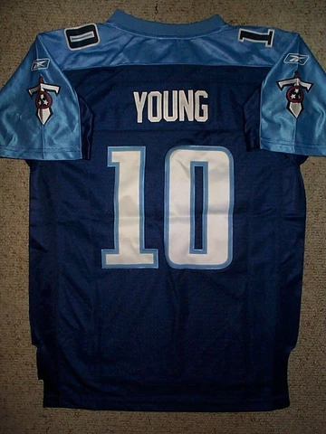 STITCHED/SEWN Tennessee Titans VINCE YOUNG nfl Jersey YOUTH KIDS BOYS (xl) Cover