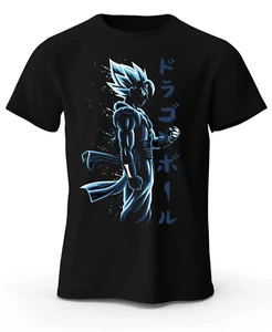 T-SHIRT GOKU Dragon Ball Z Super Saiyan maglietta cartoon - Picture 1 of 2