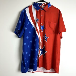 Vintage Hawaiihemden Herren XL Button Down Amerika USA Kragen Kurzarm Hemd - Bild 1 von 7