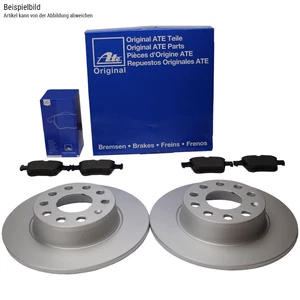ATE Bremsscheiben Ø282mm + Bremsbeläge CERAMIC hinten für AUDI VW SEAT 3395544 - Bild 1 von 1
