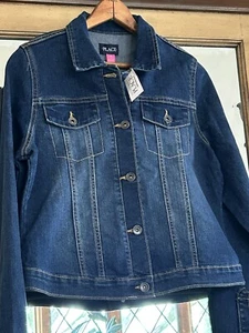 NWT Children’s Place Blue Denim Jacket Girls Size XXL 16 - Picture 1 of 6