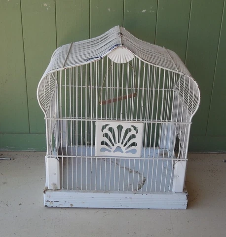 Vintage Victorian Crown Pagoda Bird Cage Cover