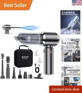 Lightweight Portable Mini Vacuum Cleaner with Brushless Motor & 40 Min Runtime - Picture 1 of 10